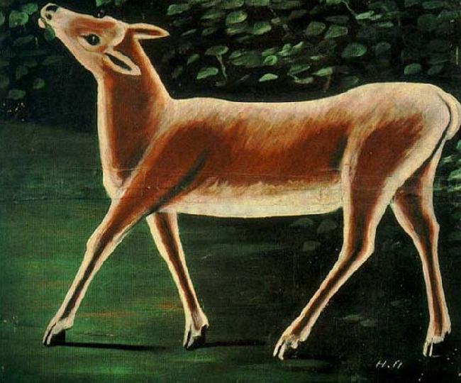 Niko Pirosmanashvili A Doe Walking Germany oil painting art